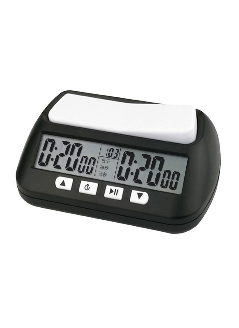 null - Professional Chess Clock Electronic Board Game Competition Hour Meter Compact Count Up Down Timer - Image 1
