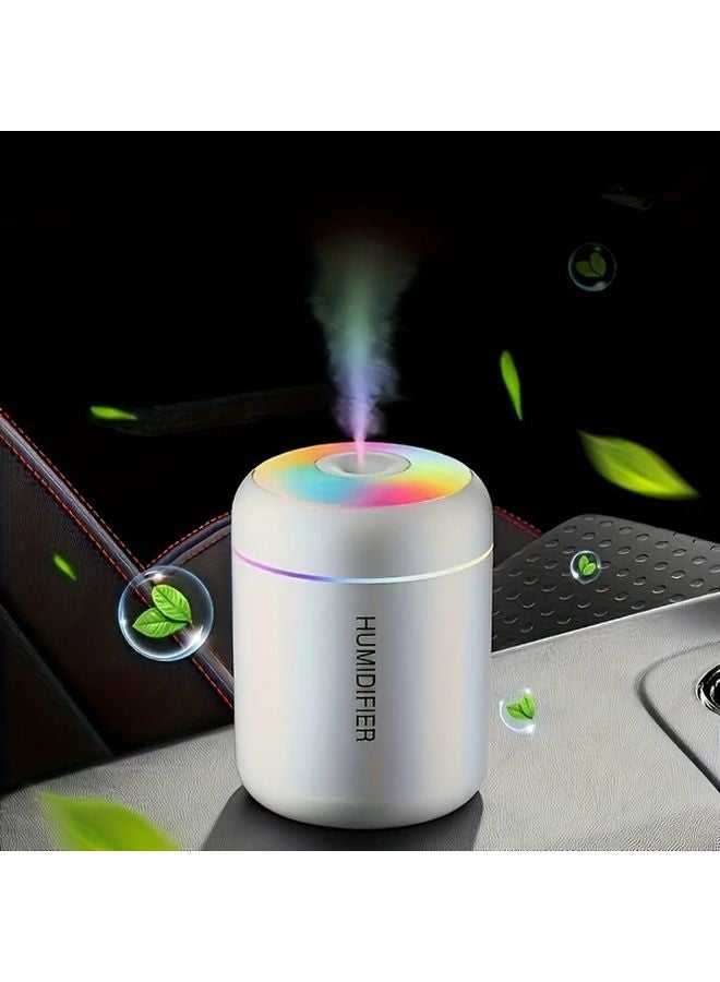 White USB Essential Oil Diffuser Humidifier With Night Light Cold Mist For Bedroom - Image 1