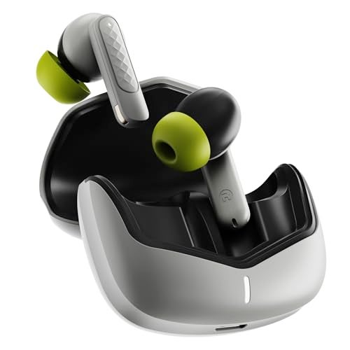 GOBOULT Z40 V2.0 with 70H Playtime, Quad Mic ENC, 45ms Low Latency, 13mm Bass, Legacy Continues, IPX5, Bluetooth 5.4, TWS Truly Wireless in Ear Earbuds (Arctic Blue) (Onyx Grey) - Image 1