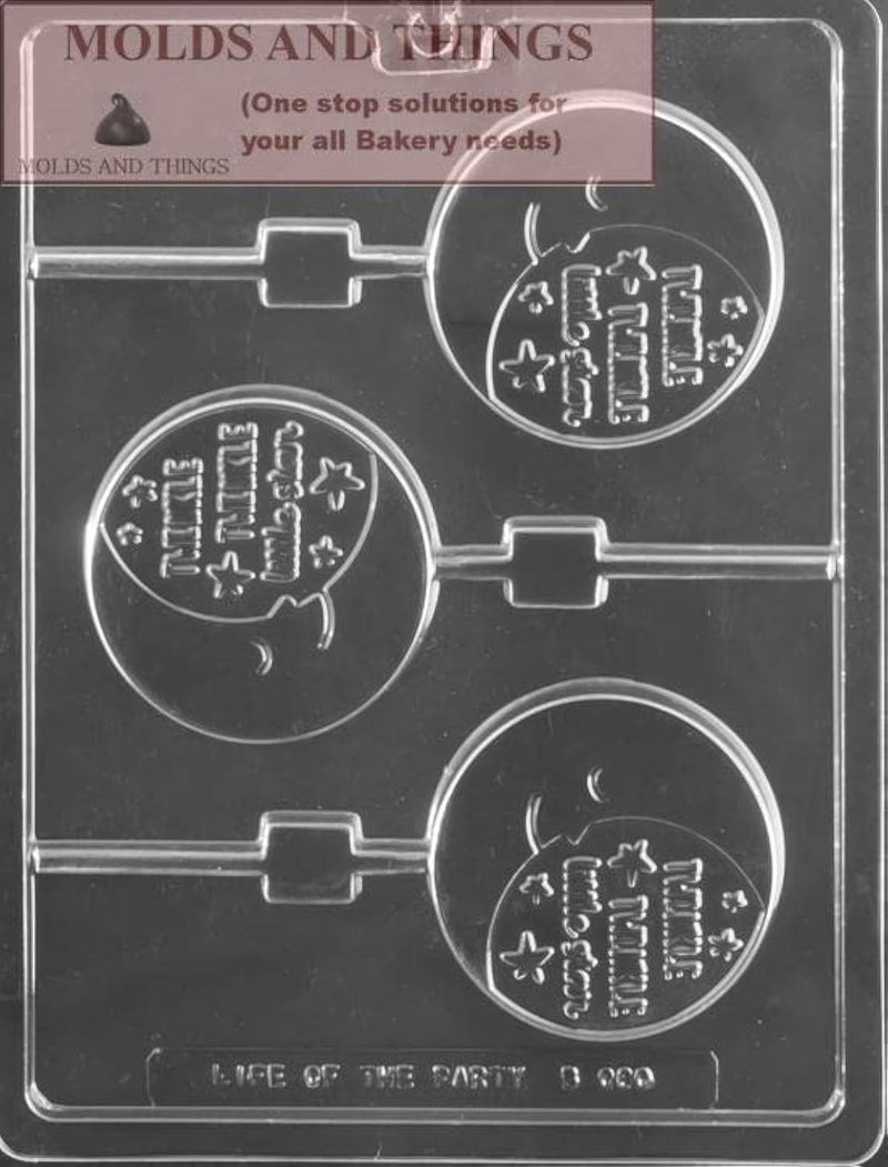 Twinkle Twinkle Star Candy Mold Sun Moon Chocolate Candy Mold Clear Plastic 2 oz Irregular Shape MOLDS AND THINGS