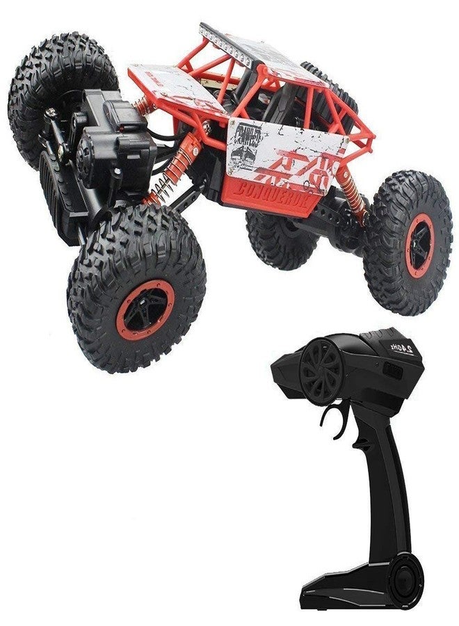 نيجي سيارة نيجي 1:18 قابلة لإعادة الشحن، رباعية الدفع، تعمل بتردد 2.4 جيجاهرتز، سيارة رالي 4x4، شاحنة وحشية تعمل بجهاز تحكم عن بعد، ألعاب أطفال (بلاستيك، أحمر) - Image 1