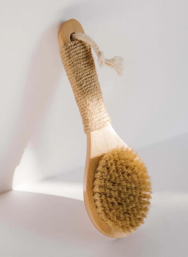 Esker Dry Brush: Skin Exfoliating Full Body Brush for Better Circulation and Energy Flow, Made with Natural Tree Wood, Perfect for Bathing or Shower Routine - Image 4