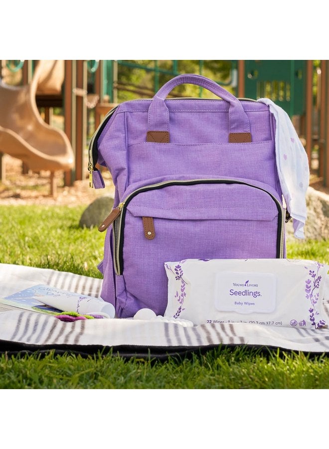 Young Living Seedlings Baby Wipes, 72ct | Gentle Care for Little Ones | Skin Moisturizer | Hydrating & Smooth | Sensitive Skin | Thick Wipes | Alcohol-Free | Ideal for Hands & Faces | Water-Infused - Image 5