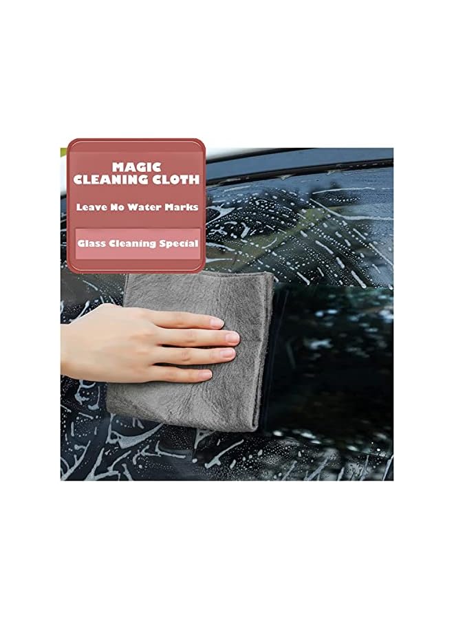 promass 10Pcs Magic Cleaning Cloth Thickened Microfibre Cleaning Cloths Streak Free All Purpose Microfiber Towels, Reusable Microfiber Cleaning Rag for Kitchen Bathroom Car Glass - Image 3