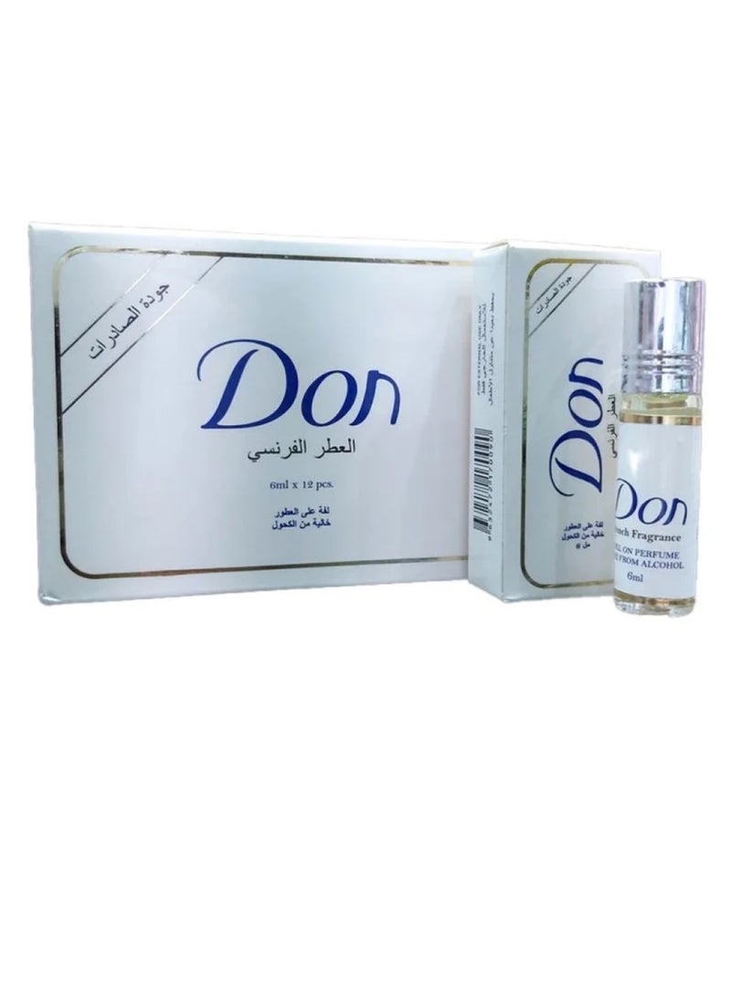 Don Roll On Perfume French Perfume 6 ml x 12 pills - Image 1