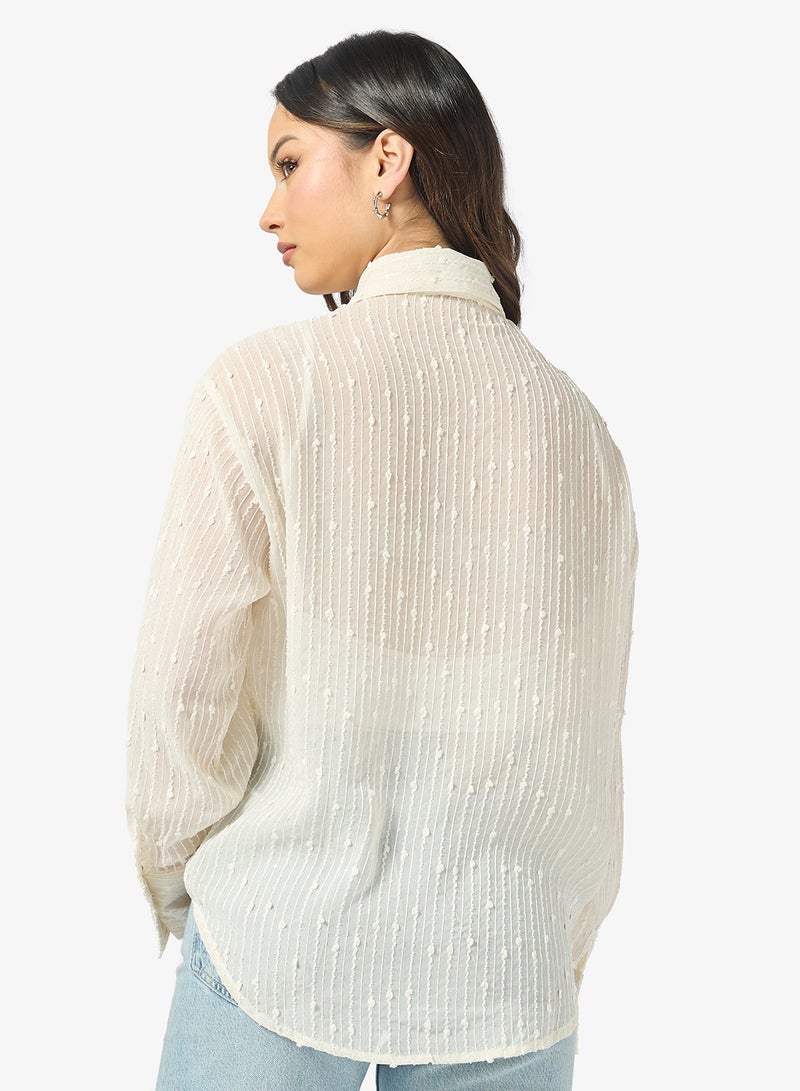 Ginger Embellished Button Up Shirt - Image 2