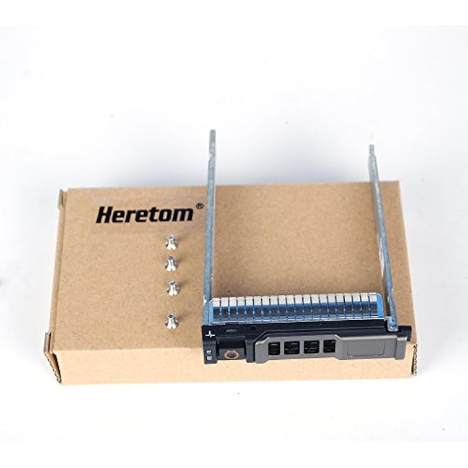 Heretom 2.5" SAS SATA HDD TRAY CADDY COMPATIBLE FOR DELL POWEREDGE M420 M620 M520 M820 VRTX SERIES BLADE SERVER COMPATIBLE WITH NRX7Y 0NRX7Y - Image 1