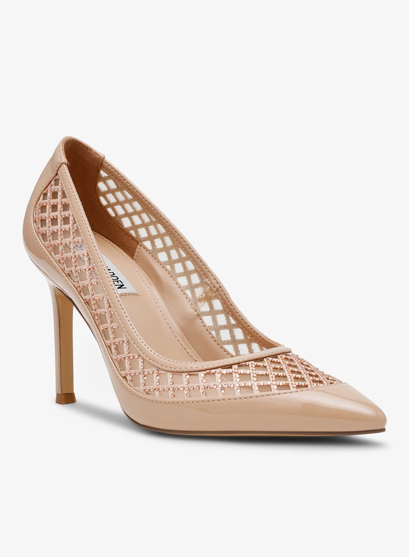 STEVE MADDEN SAXXON Embellished Pointed Toe Pumps - Image 3