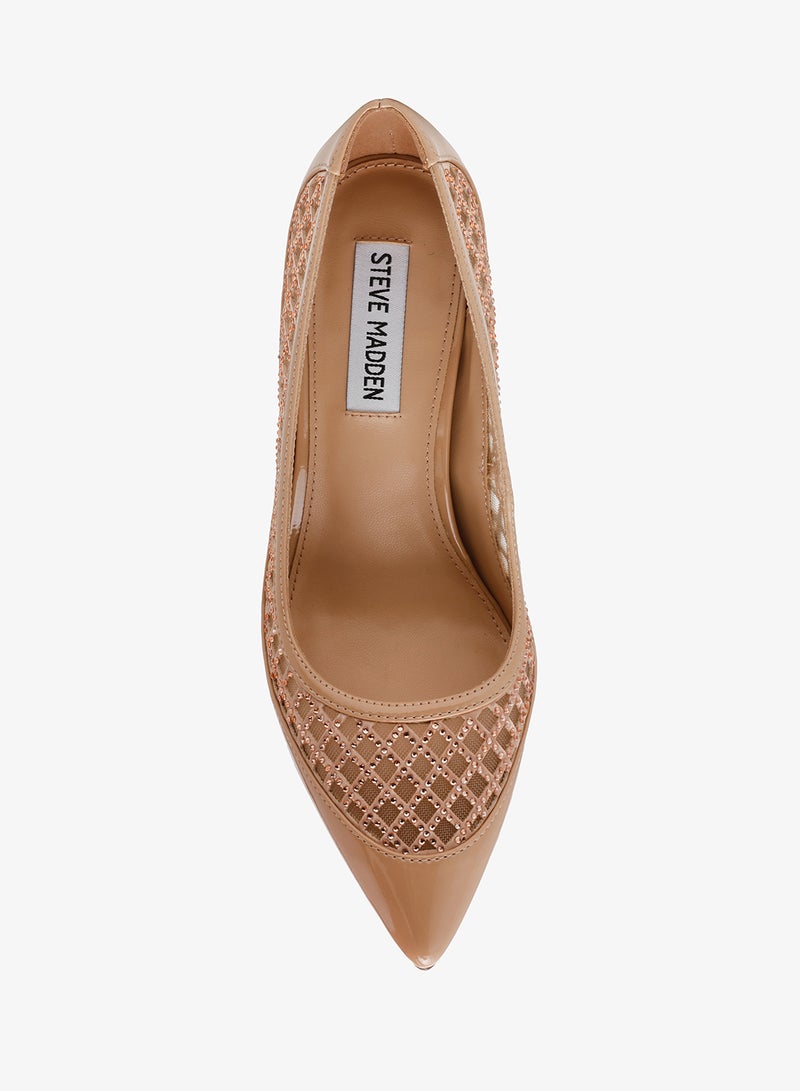 STEVE MADDEN SAXXON Embellished Pointed Toe Pumps - Image 4