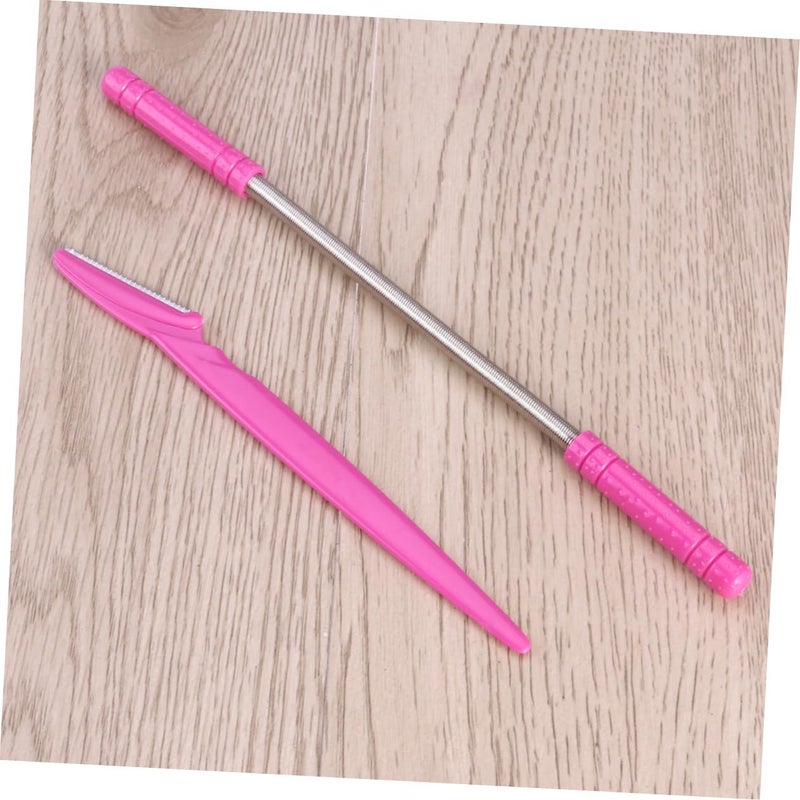 Pink Facial Hair Remover Spring Epilator Tool For Upper Lip Chin Forehead Eyebrows - Image 3