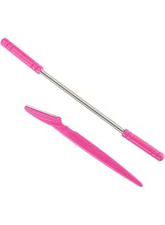 Pink Facial Hair Remover Spring Epilator Tool For Upper Lip Chin Forehead Eyebrows - Image 1