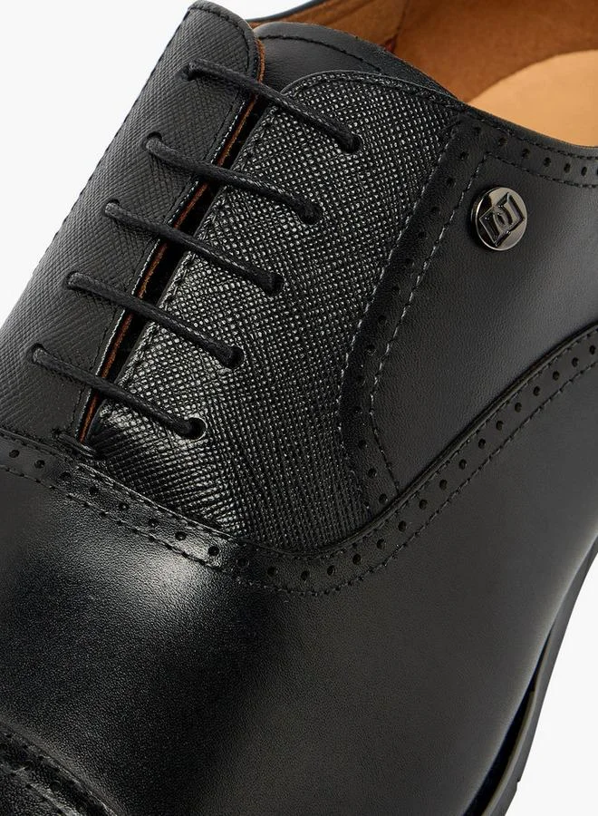 Duchini BLACK Men Lace-Up Derby Shoes for Men | Best Price UAE