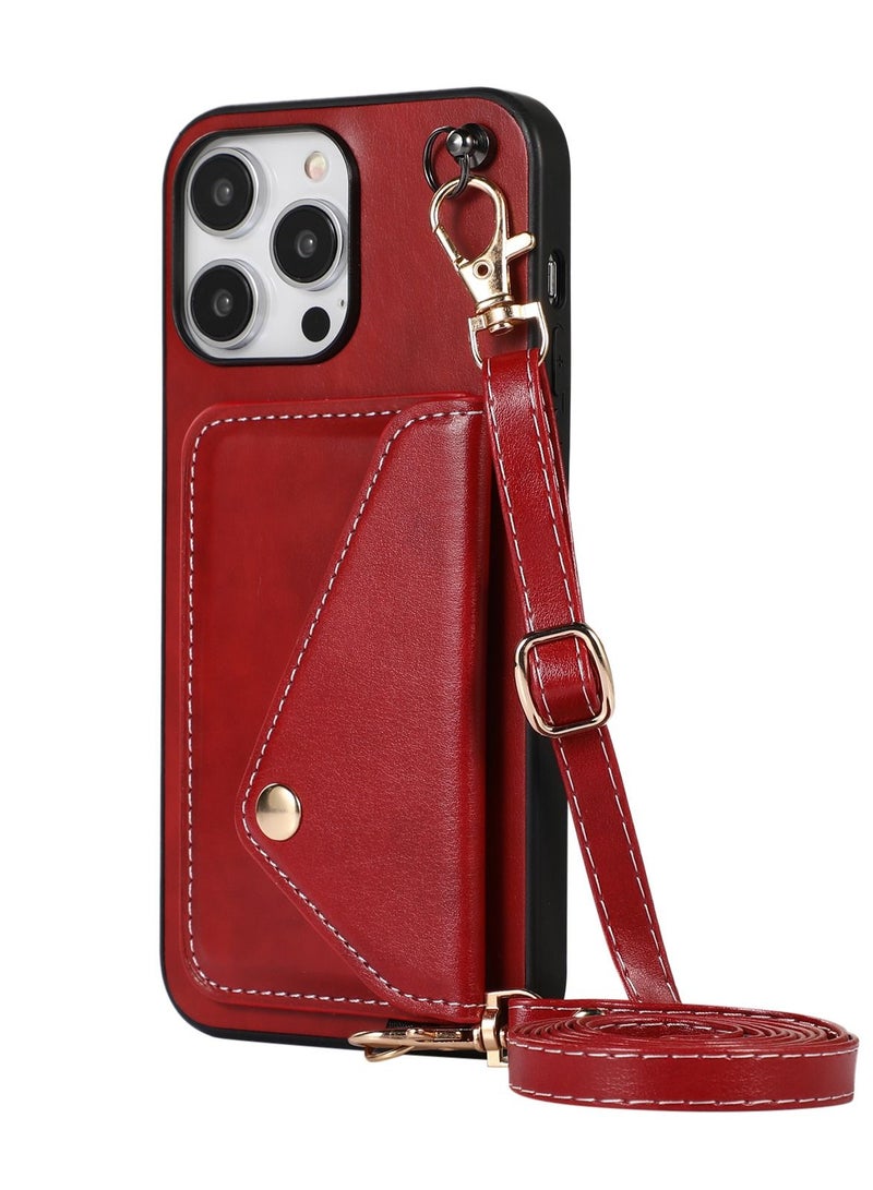 Suteni Back Cover Leather Protective Wallet Mobile Phone Case for iPhone - Image 2