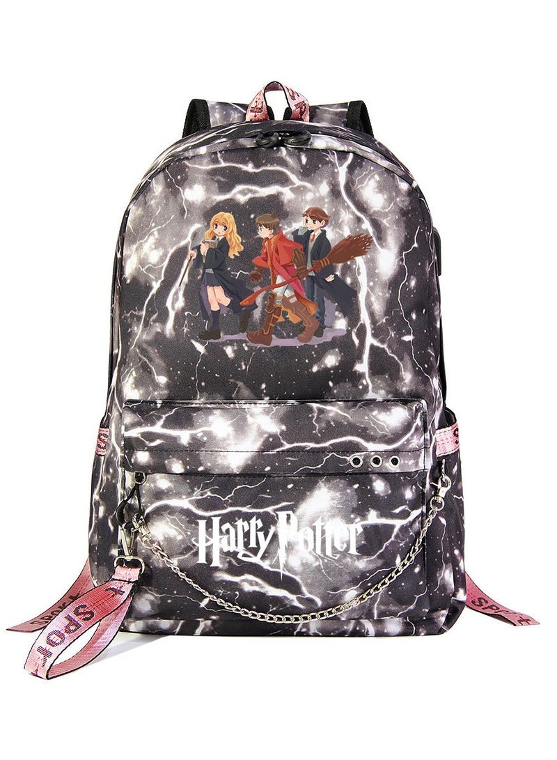Harry Potter Cartoon Printed Backpack
