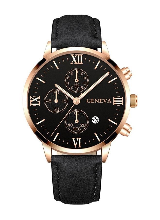 Geneva Men's Fashion Style Quartz Analog Watch  - Image 1