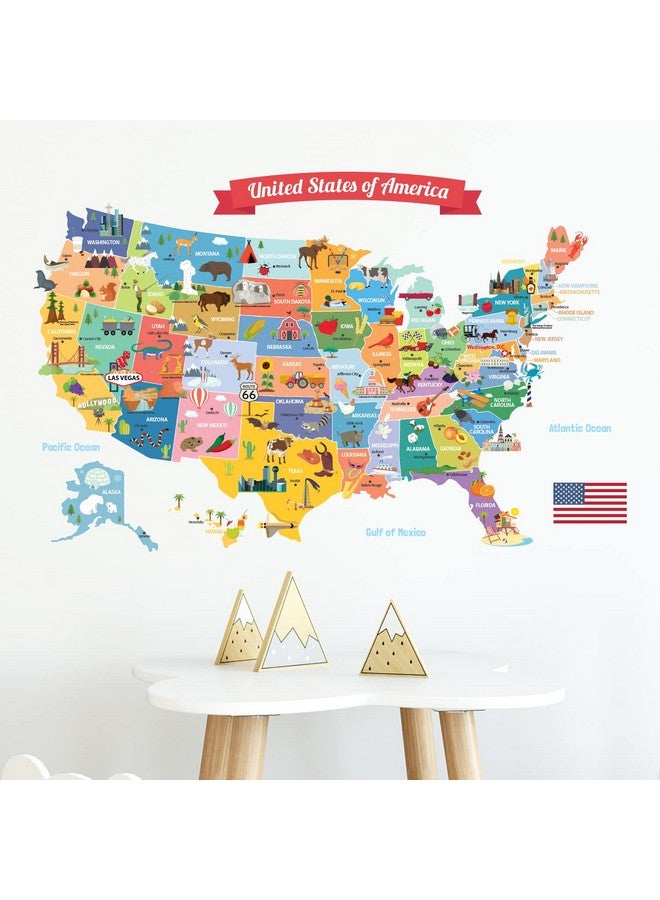 Decowall ملصقات حائط للأطفال من DECOWALL SG2-1906 USA، ملصقات حائط قابلة للإزالة، سهلة اللصق، مناسبة لغرفة الأطفال، غرفة النوم، أو غرفة المعيشة. - Image 2