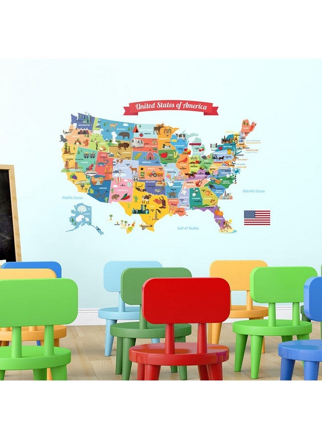 Decowall ملصقات حائط للأطفال من DECOWALL SG2-1906 USA، ملصقات حائط قابلة للإزالة، سهلة اللصق، مناسبة لغرفة الأطفال، غرفة النوم، أو غرفة المعيشة. - Image 5