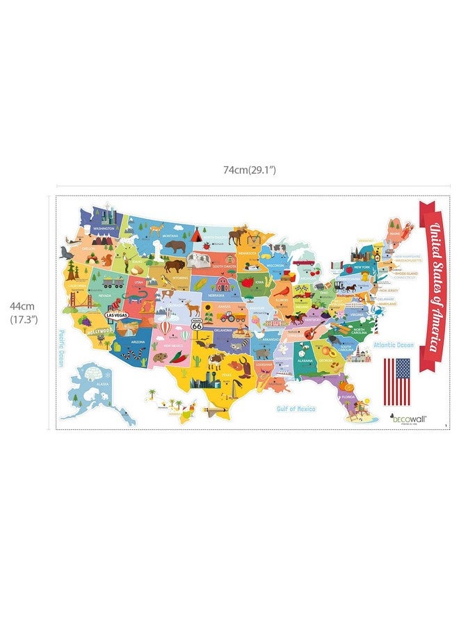 Decowall ملصقات حائط للأطفال من DECOWALL SG2-1906 USA، ملصقات حائط قابلة للإزالة، سهلة اللصق، مناسبة لغرفة الأطفال، غرفة النوم، أو غرفة المعيشة. - Image 4