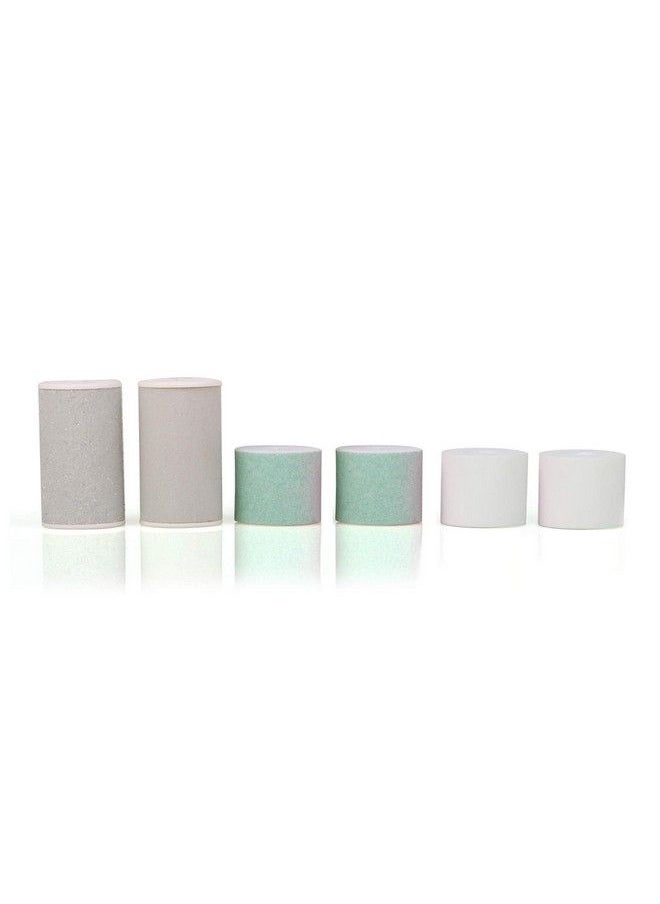 Own Harmony - Refill Rollers For Own Harmony Electric Nail File Set & Foot Callus Remover (4 In 1) Best Mani Pedicure Tools Refills 6 Pack Replacement Roller Heads (Buffing Filing Polishing Callus Removal) - Image 1