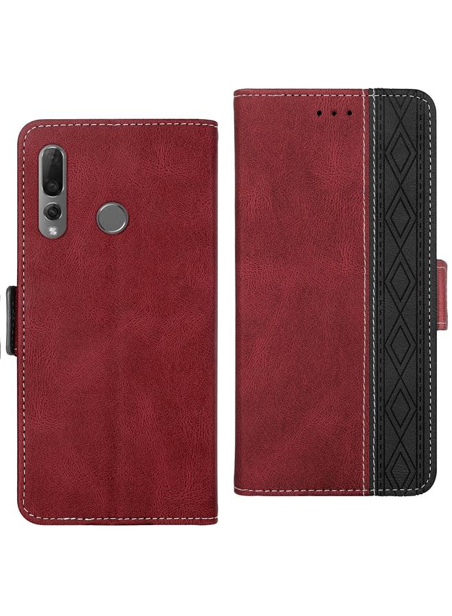 زبون جراب لهاتف Huawei P smart Z Stitching Side-Magnic RFID Leather Case - Image 2