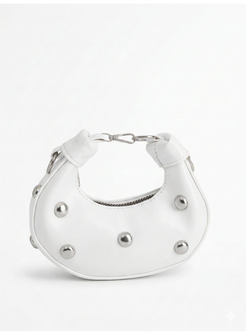 لايف ستيلاش  حقيبة كروس جلد صغيره - ابيض ZC-13 - Image 1