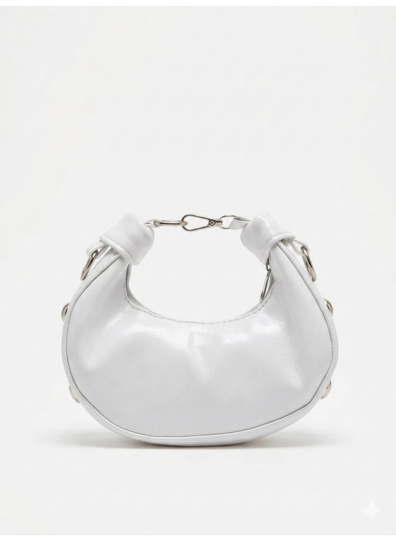 لايف ستيلاش  حقيبة كروس جلد صغيره - ابيض ZC-13 - Image 2