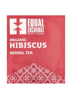Equal Exchange Equal Exchange, Organic Hibiscus Herbal Tea, Caffeine-Free, 20 Tea Bags, 1.41 oz (40 g)  - Image 3