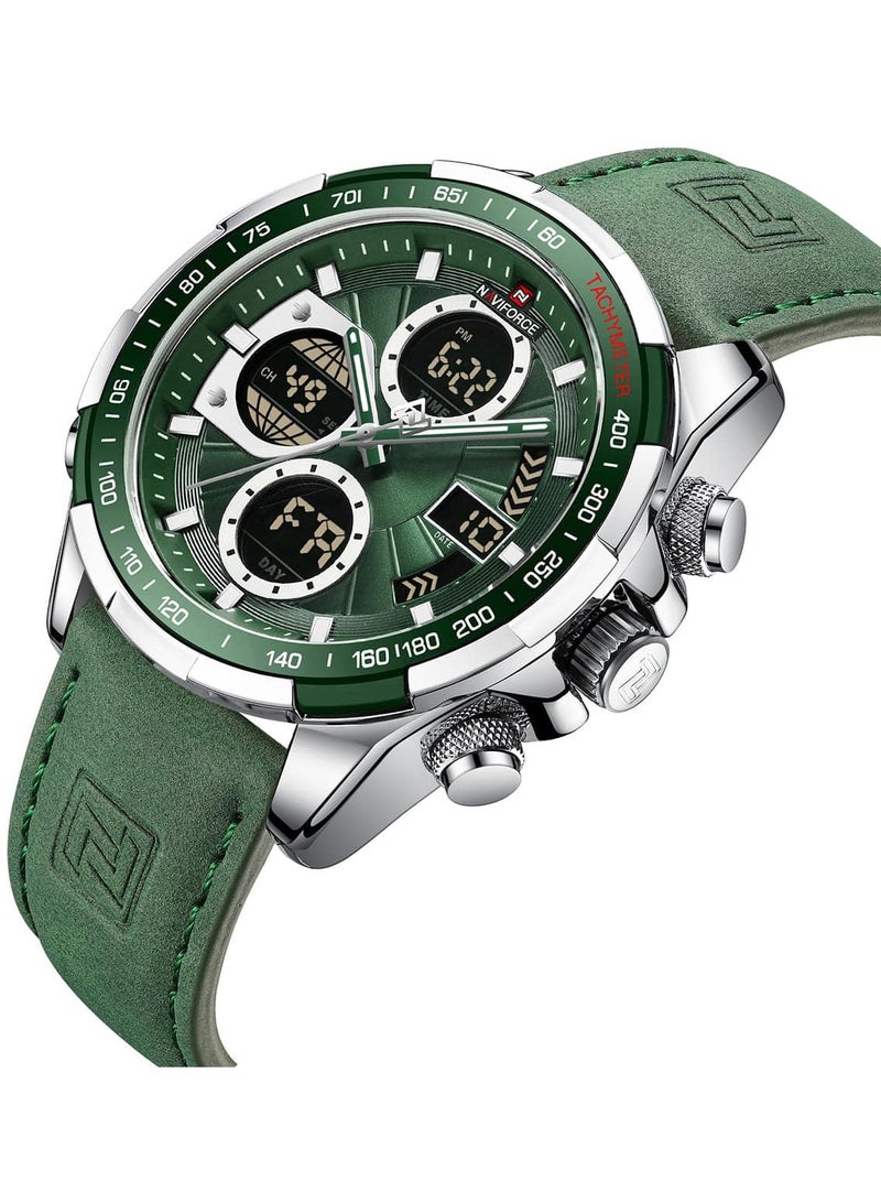 نافيفورس ساعة نافي فورس للرجال NF9197L-S-GN-GN - Image 1