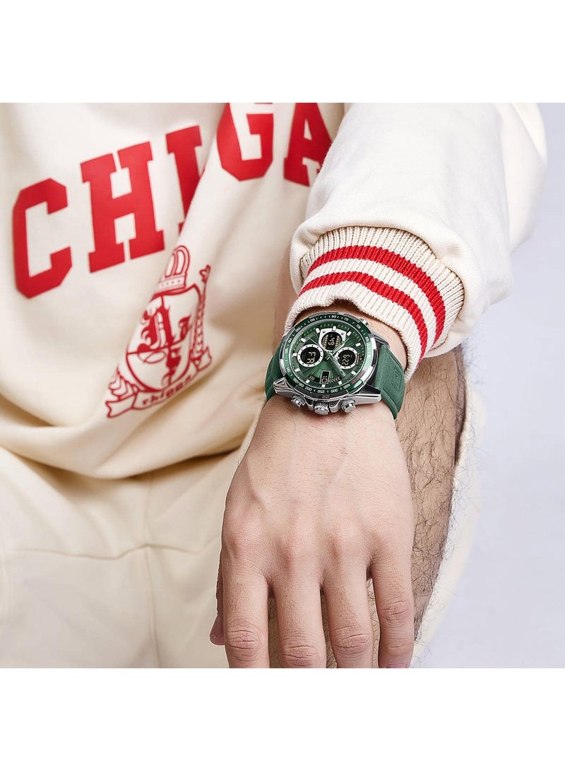 نافيفورس ساعة نافي فورس للرجال NF9197L-S-GN-GN - Image 5