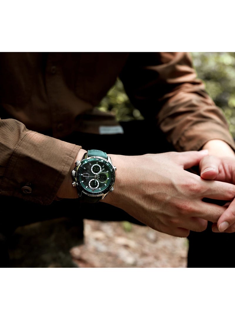 نافيفورس ساعة نافي فورس للرجال NF9197L-S-GN-GN - Image 3