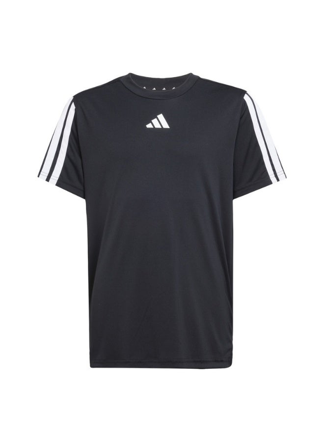 Adidas Adidas J Tr-Es 3S Tee M Black Training T-Shirts For Men  - Image 2