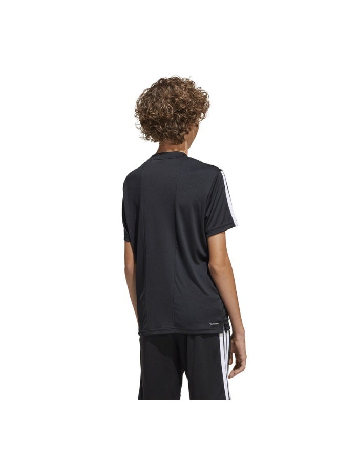 Adidas Adidas J Tr-Es 3S Tee M Black Training T-Shirts For Men  - Image 4
