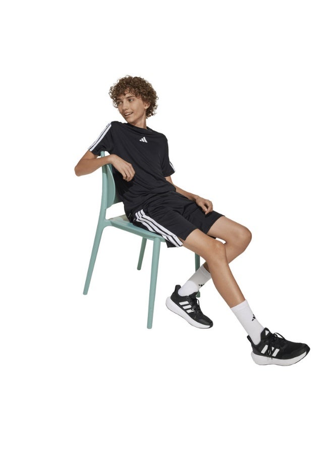 Adidas Adidas J Tr-Es 3S Tee M Black Training T-Shirts For Men  - Image 5