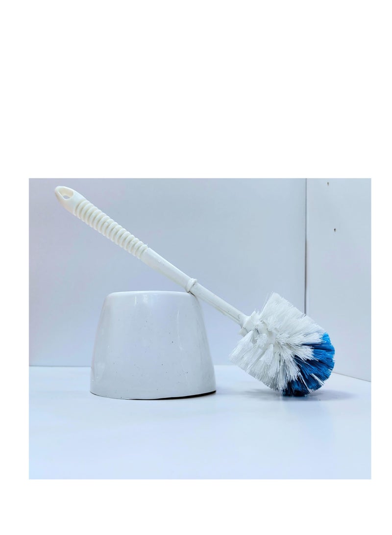 Toilet Brush with Holder White - Image 1