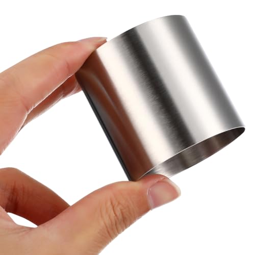 OUNONA Cookie Cutter Round Biscuit Cutter: 2Inch Stainless Steel Pastry Cutters for Biscuits, Fondant, Donuts,Dough, Muffins - Image 5
