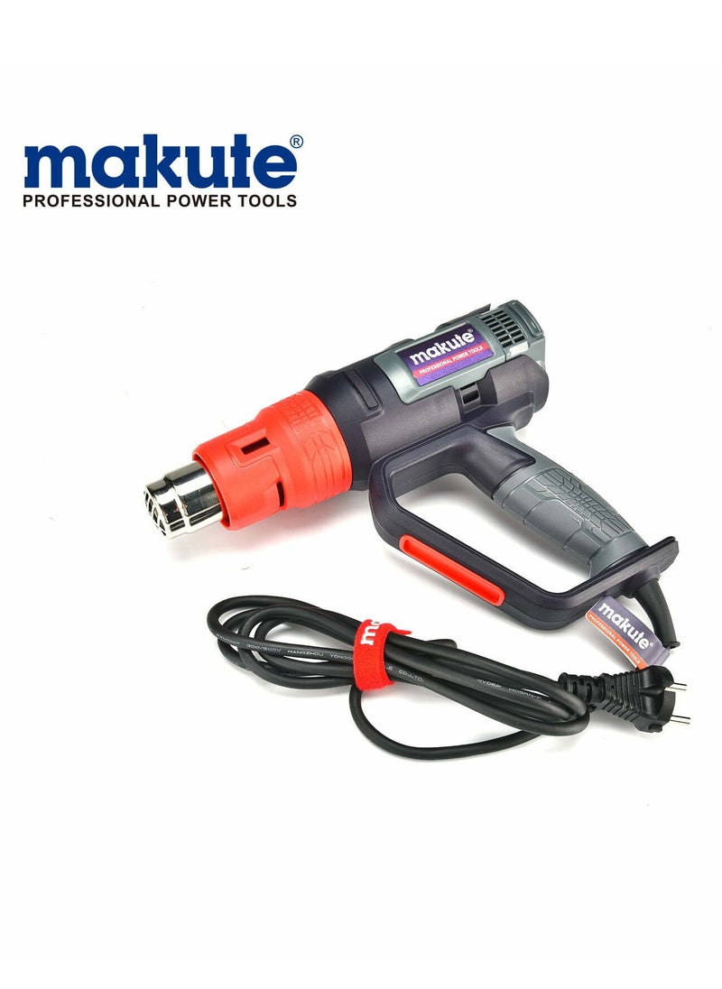 makute - MAKUTE HG-002 Hot Air Gun - Versatile 2000W Heat Gun with Adjustable Temperature and Air Flow - Image 1