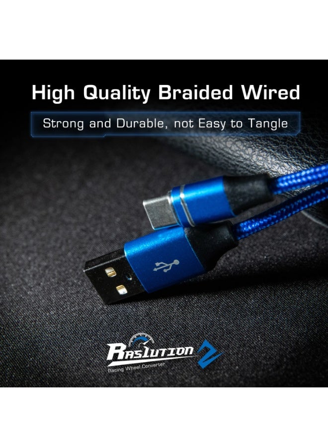 General Brook Raslution 2-Convertidor de rueda de carreras para Logitech, PS 5, PS 4, Nintendo Switch, FM00010314  - Image 2