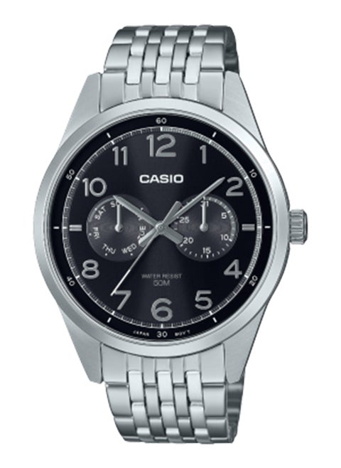 Men's Analog Round Shape Resin Wrist Watch - MTP-E340D-1AVDF - 41.5 Mm