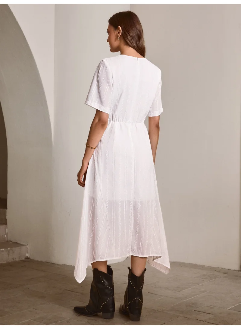 SIMPLEE Women's Summer Elegant DressLight & Comfortable Lightweight Cotton Blend Perfect for Outings