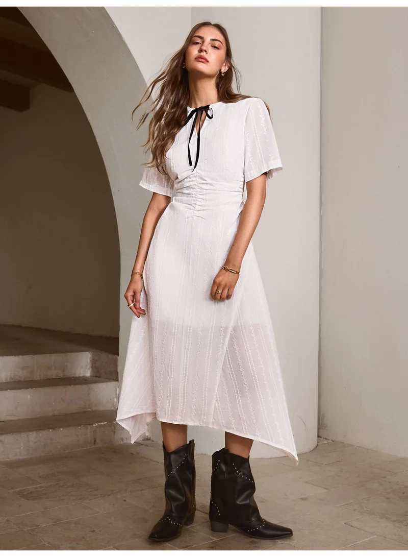 SIMPLEE Women's Summer Elegant DressLight & Comfortable Lightweight Cotton Blend Perfect for Outings
