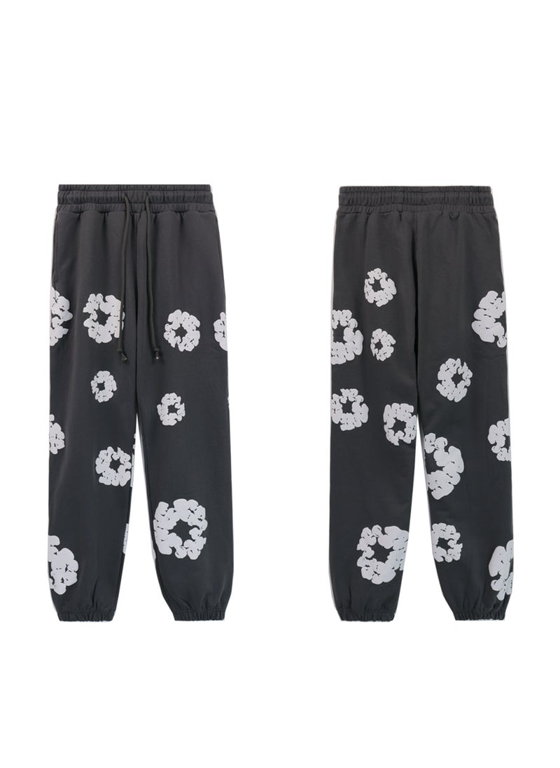 Generic - Autumn Winter Couples Hoodie Sweatpants Set 8155 dark gray - Image 1