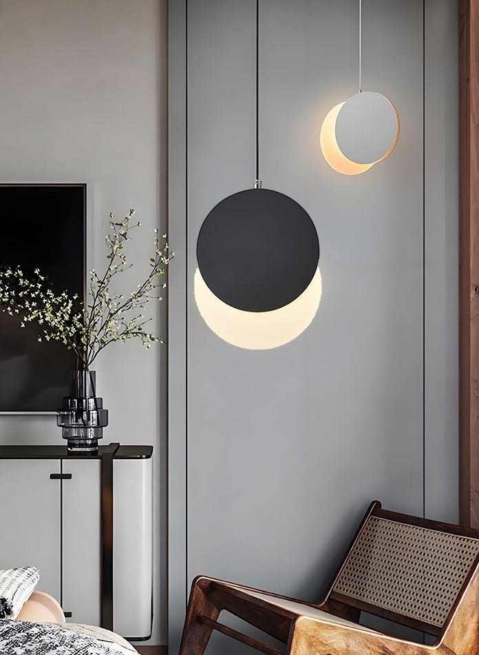 Vmax Modern Pendant Light | 3 Color- (Warm-Neutral-Cool White) LED Hanging Ceiling Light for Bedroom, Living Room, Dining, Kitchen Island | Minimalist Chandelier Drop Light (8W- BK- 122CM- 3Color) - Image 5