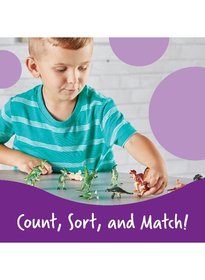 ليرننج ريسورسز موارد التعلم - عدادات الديناصورات، مجموعة من 60 شخصية واقعية للعد والفرز واللعب الخيالي، للأعمار من 3 سنوات فما فوق - Image 2
