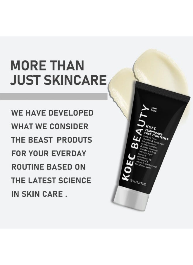 70ml Temporary Face Tightener for Face Instant Anti Wrinkle Face Cream Firming and Tightening Face Cream Reduce and Smooth Fine Lines Face Moisturizer Face Cream for Women Skin Tightening Cream