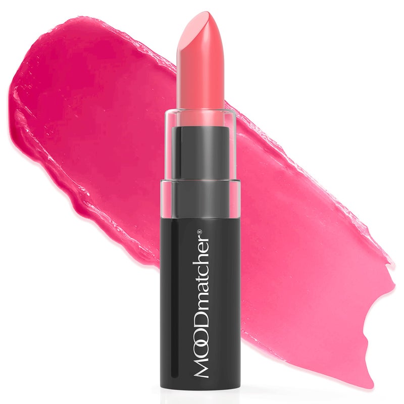 MOODmatcher LIVAURA Original Color Changing Lipstick â€“ 12 Hours Long-Lasting, Moisturizing, Smudge-Proof, Glamorous Personalized Color, Premium Quality â€“ Made in USA (Pink) - Image 1