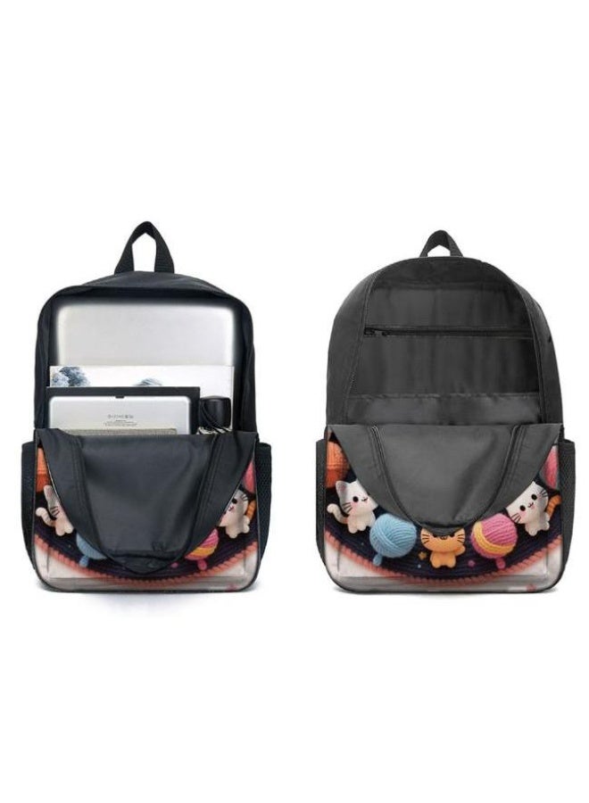 Bright Li Fire Cartoon bag three-piece set, easy to deal with various occasions (available for students, children, friends on outings, mountain climbing, schooling, etc.) | Shoulders + handbags + stationery bags | Back to school season/festival gifts - 78 - Image 4