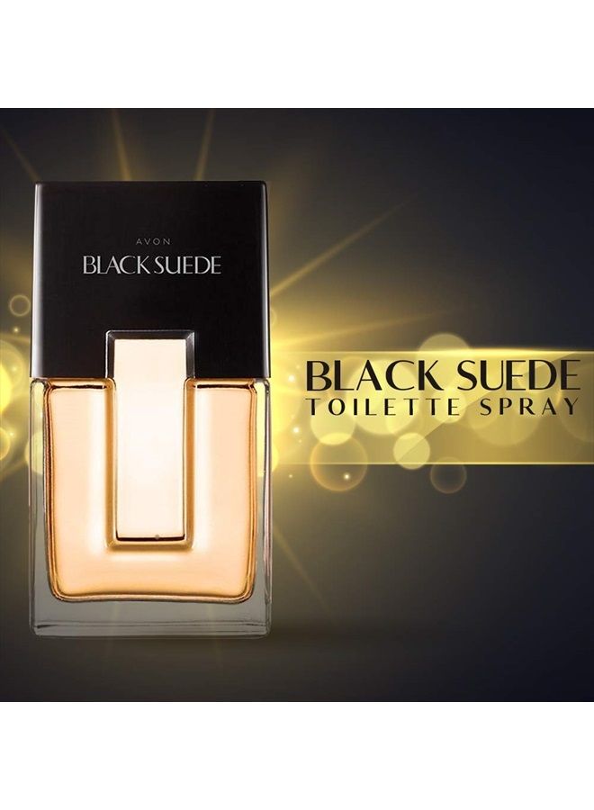 AVON عطر أفون بلاك سويد للرجال - بخاخ أو دو تواليت - 3.4 أونصة - Image 3