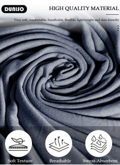 DUNISO Women's Hijab, Muslim Shawl Head Scarf,Premium Breathable Mercerized Cotton Hijab, Pure Color Half-body Cover Hijab,Girls and Women Ideal Soft Lightweight Headscarf  - Image 3