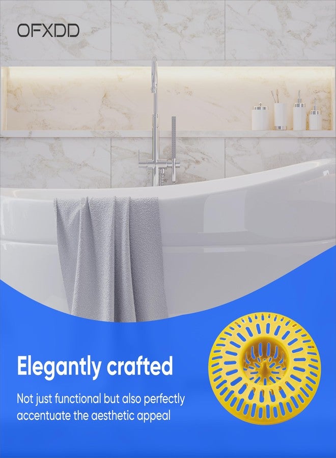 OFXDD Bathroom Hair Trap 3 inches - Pack of 2 - Shower Drain Sink Cover - Basket Protector Catcher - Bathtub Stall Strainers - Tub Strainer - Image 4