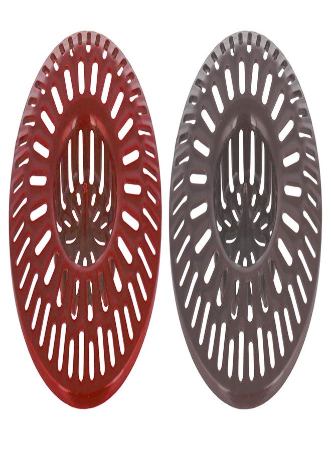 OFXDD Bathroom Hair Trap 3 inches - Pack of 2 - Shower Drain Sink Cover - Basket Protector Catcher - Bathtub Stall Strainers - Tub Strainer - Image 1